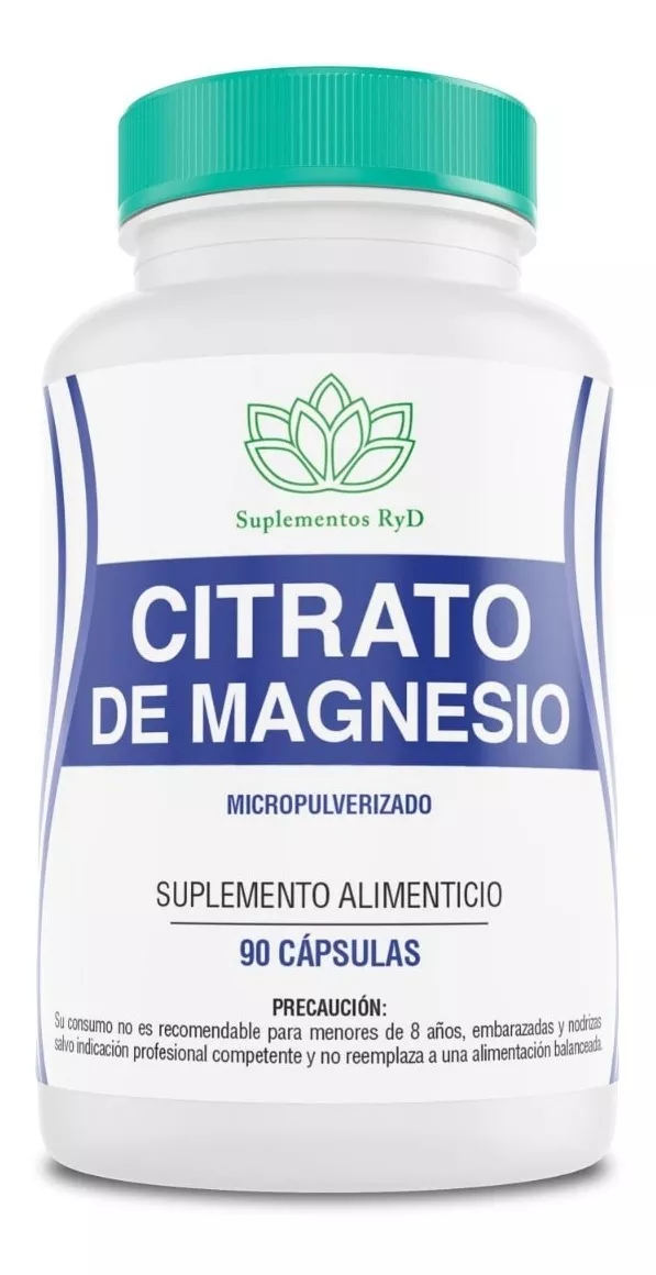 SUPLEMENTO ALIMENTICIO SWANSON CITRATO DE MAGNESIO 90 CÁP 398MG RYD - 1