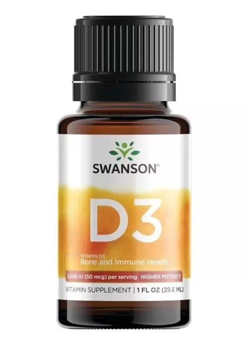 VITAMINA D3 SWANSON 2000 IU MCG 1FL OZ 29.6 ML - 1