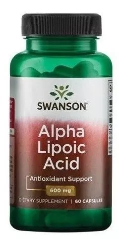 SUPLEMENTO EN CAPSULAS ALPHA LIPOIC ACID SWANSON 60 CAPSULAS 600 MG - 1