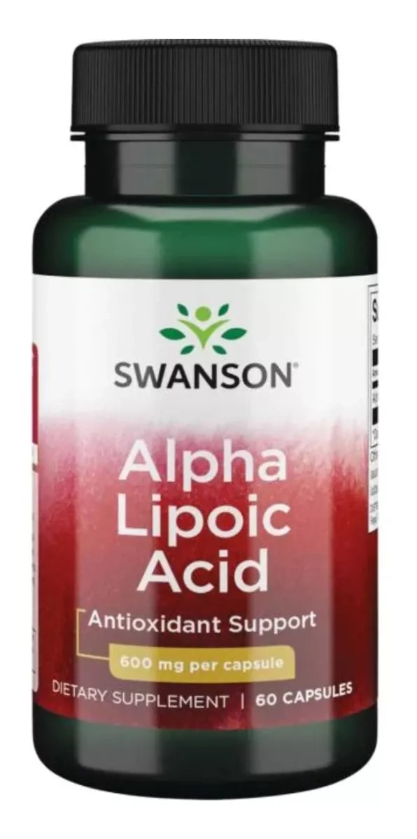 SUPLEMENTO EN CAPSULAS ALPHA LIPOIC ACID SWANSON 60 CAPSULAS 600 MG - 2