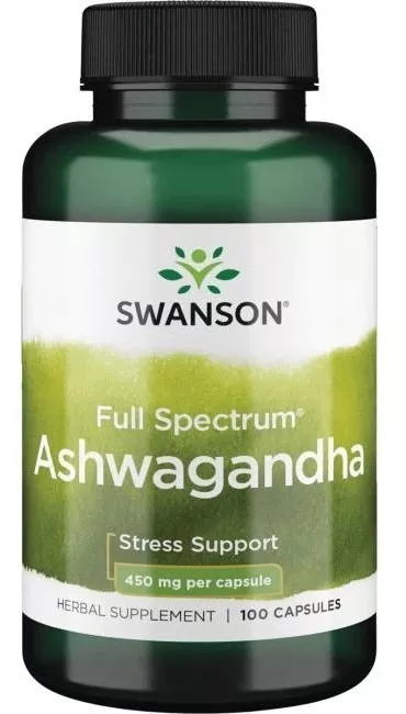 ASHWAGANDHA 450MG 100CAP SWANSON - 1