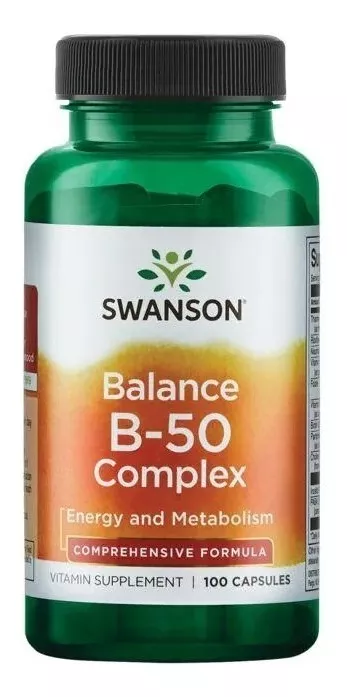 SUPLEMENTO ALIMENTICIO SWANSON COMPLEJO B50 COMPLEX 100CAP - 1