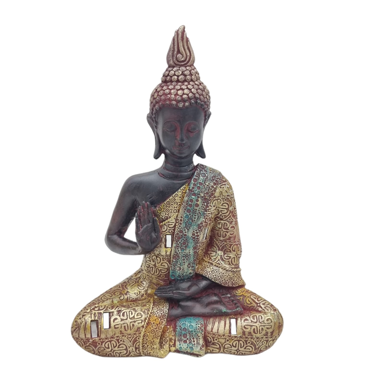 BUDA ESTADO MEDITACIÓN TERRACOTA 25 CM - 1