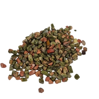 UNAKITA, PIEDRAS SEMIPRECIOSAS NATURALES. 100GR - 1