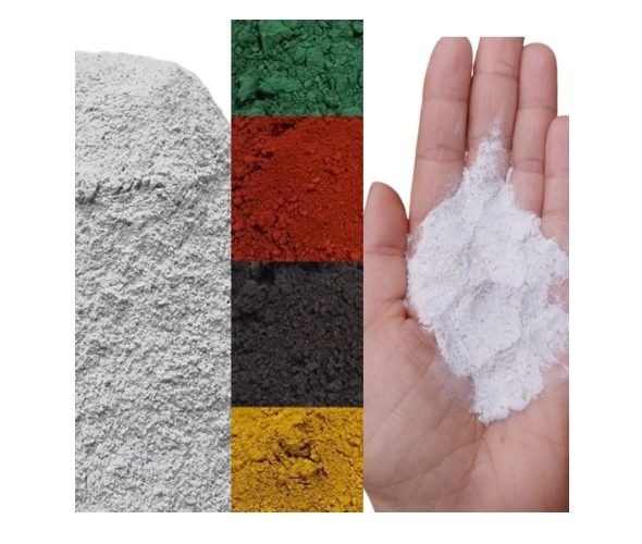 SET MARMOLINA Y PIGMENTOS PARA ELABORAR MACETAS. INSUMOS - 1