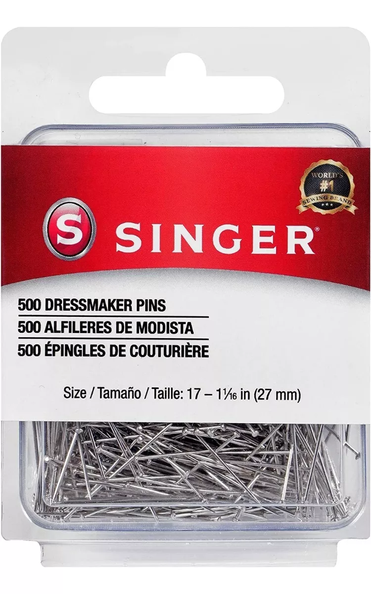 ALFILERES SINGER MODISTA ® 500 UNIDADES NEGRO - 1