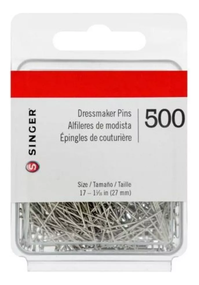ALFILERES SINGER MODISTA ® 500 UNIDADES NEGRO - 2