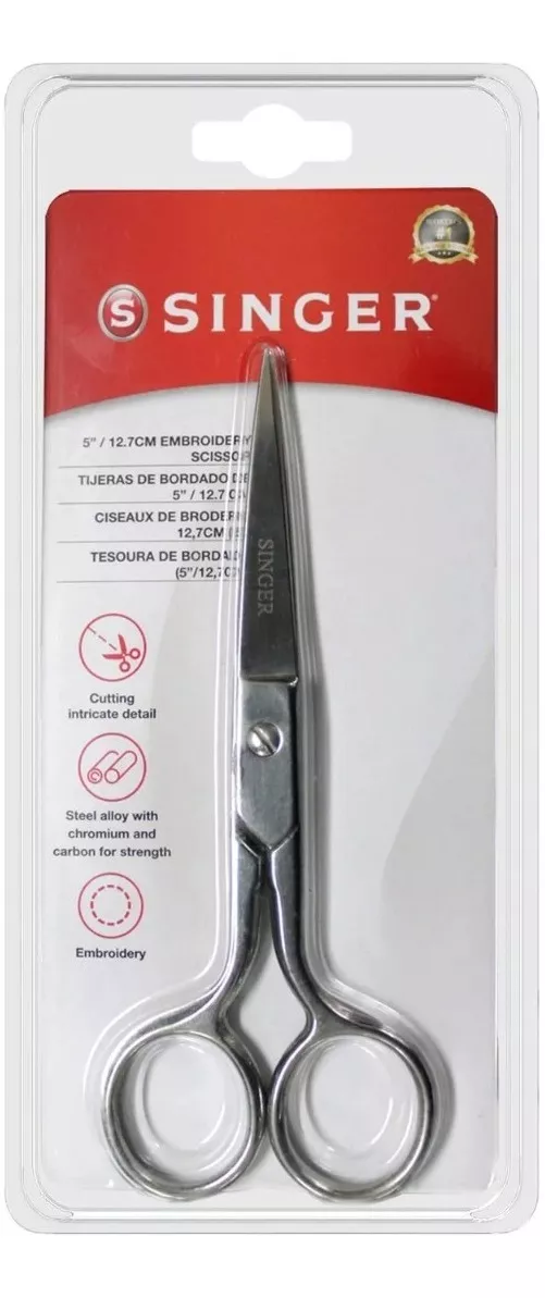 TIJERA SINGER BORDADO RECTA 5 PULG 12.7 CM - 1
