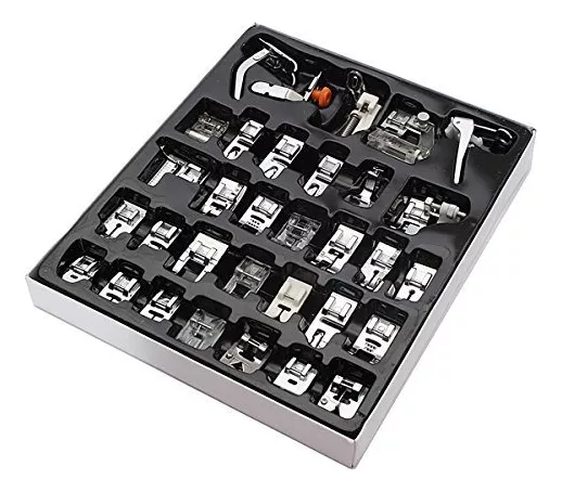 SET DE PRENSATELAS 32 PCS COMP JANOME SINGER BROTHER TOYOTA - 1