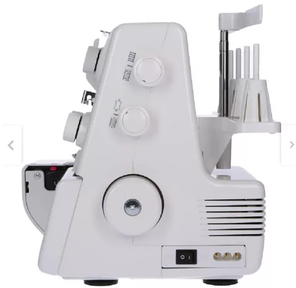 MÁQUINA DE COSER OVERLOCK JANOME PORTABLE COLOR BLANCO 220V - 4