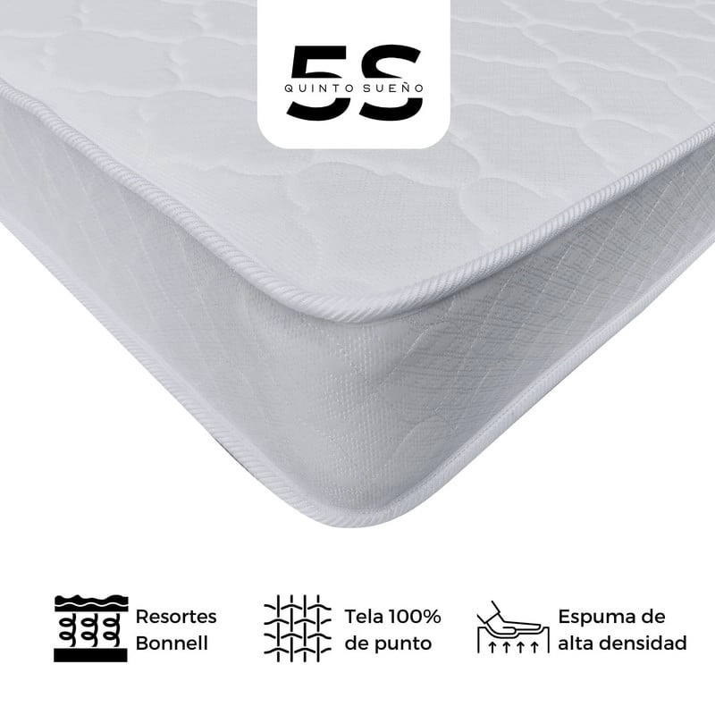 CAMA EUROPEA 1 PLAZA LUNA + RESPALDO TUBULAR MADERA GRIS - 4