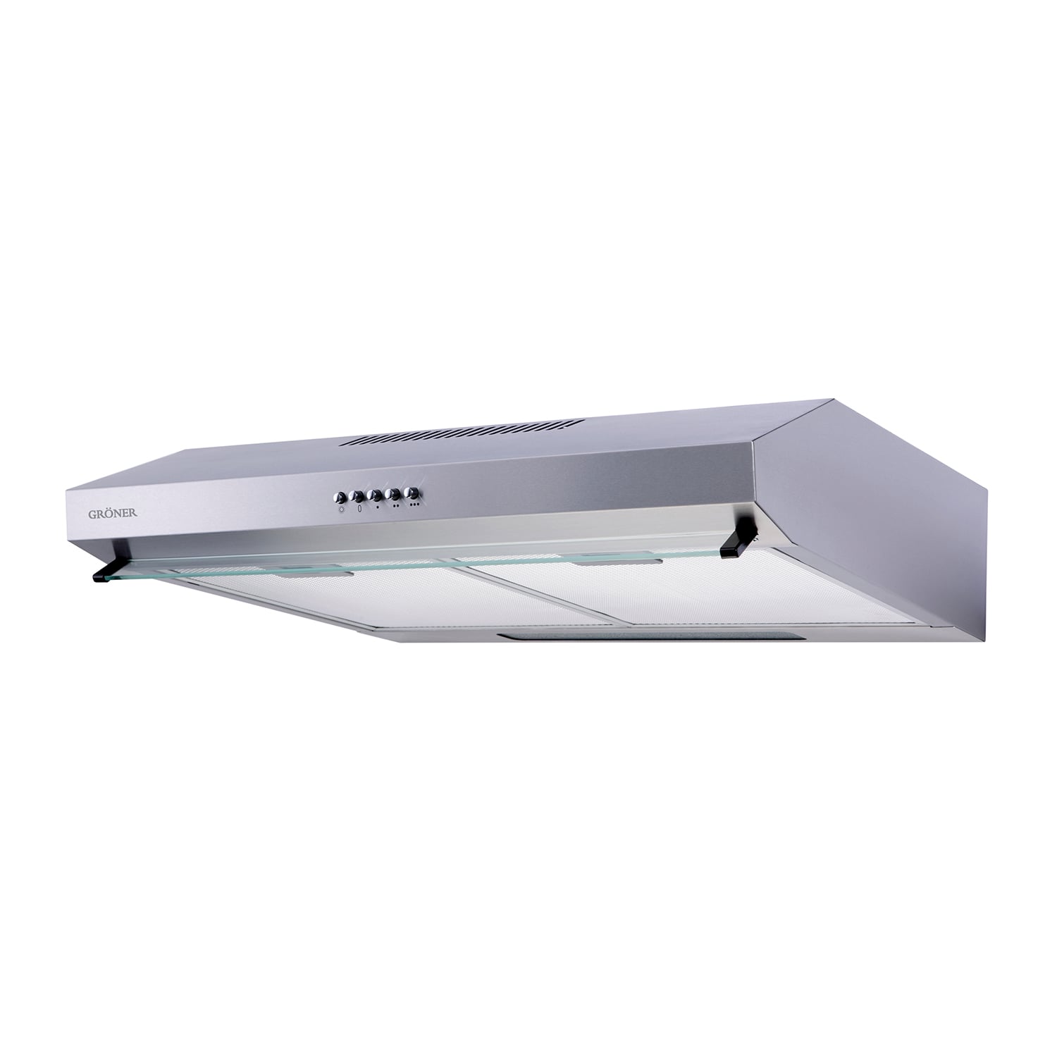 CAMPANA GRONER ANCHO 60 CM QHD1 EXTRACTORA INOX - 2
