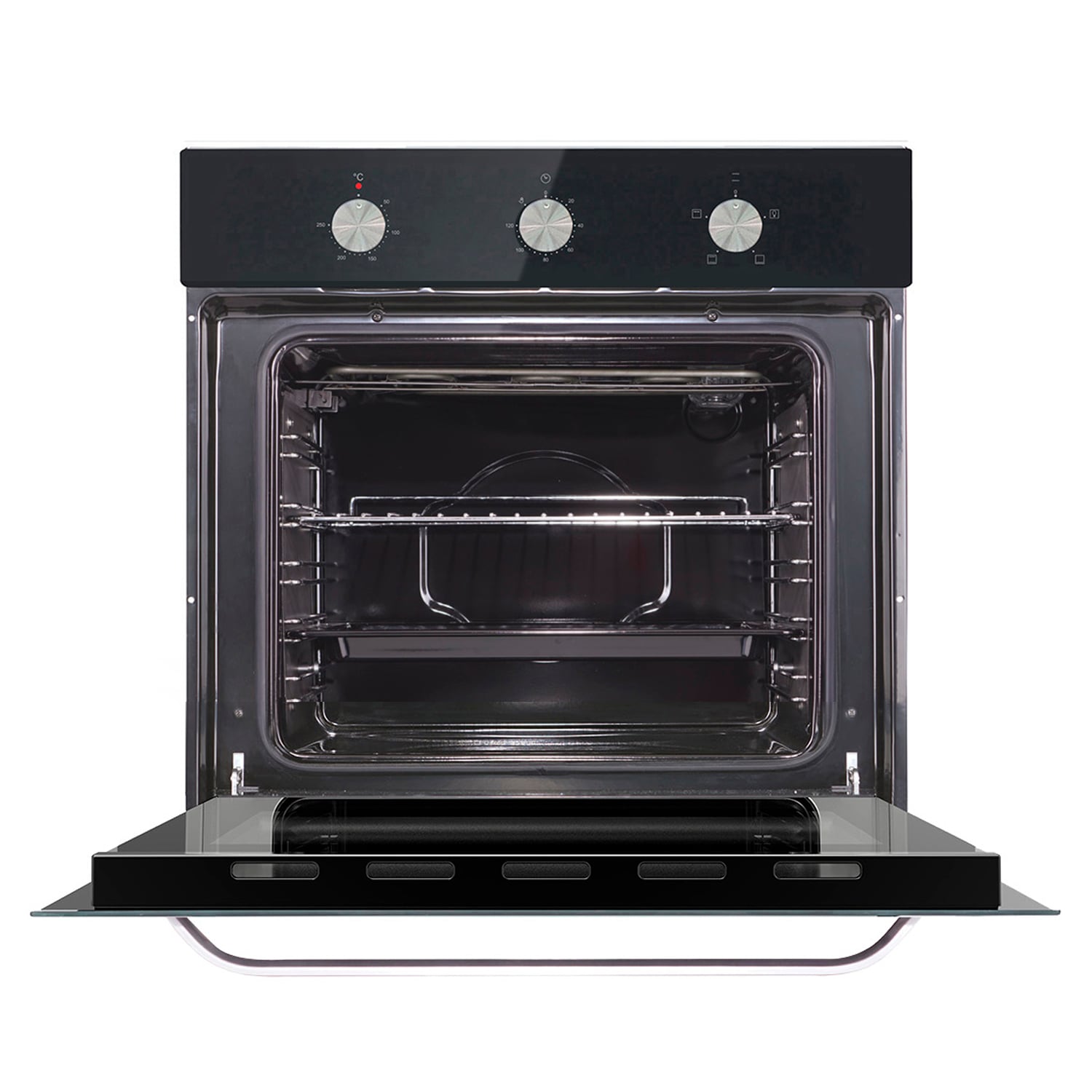 HORNO ELÉCTRICO EMPOTRABLE GRÖNER BLACK 4F 56L - 3