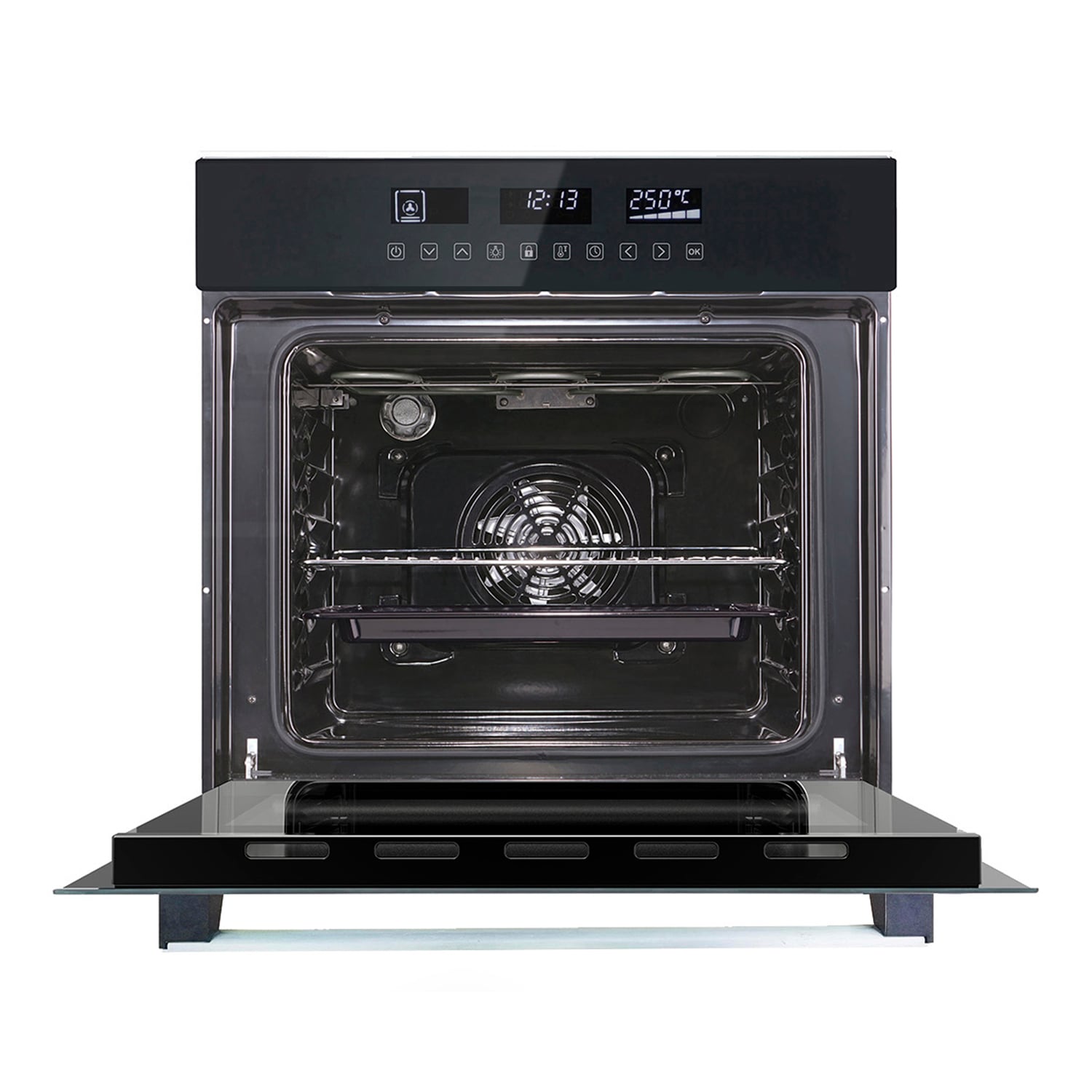 HORNO ELÉCTRICO GRÖNER EMPOTRABLE 59L QH59DBT BLACK TOUCH TRIPLE VIDRIO 10F - 4