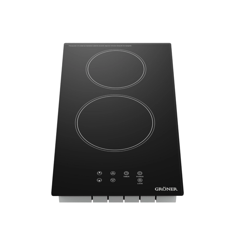 ENCIMERA VITROCERAMICA GRÖNER TOUCH BLACK 2Q - 5