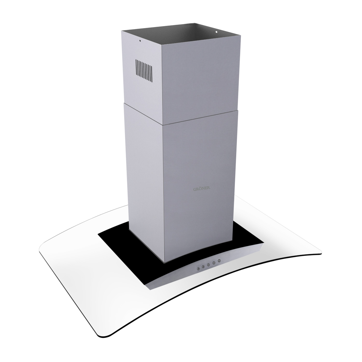 CAMPANA GRONER ANCHO 90 CM QCIS90V ISLA INOX - 5