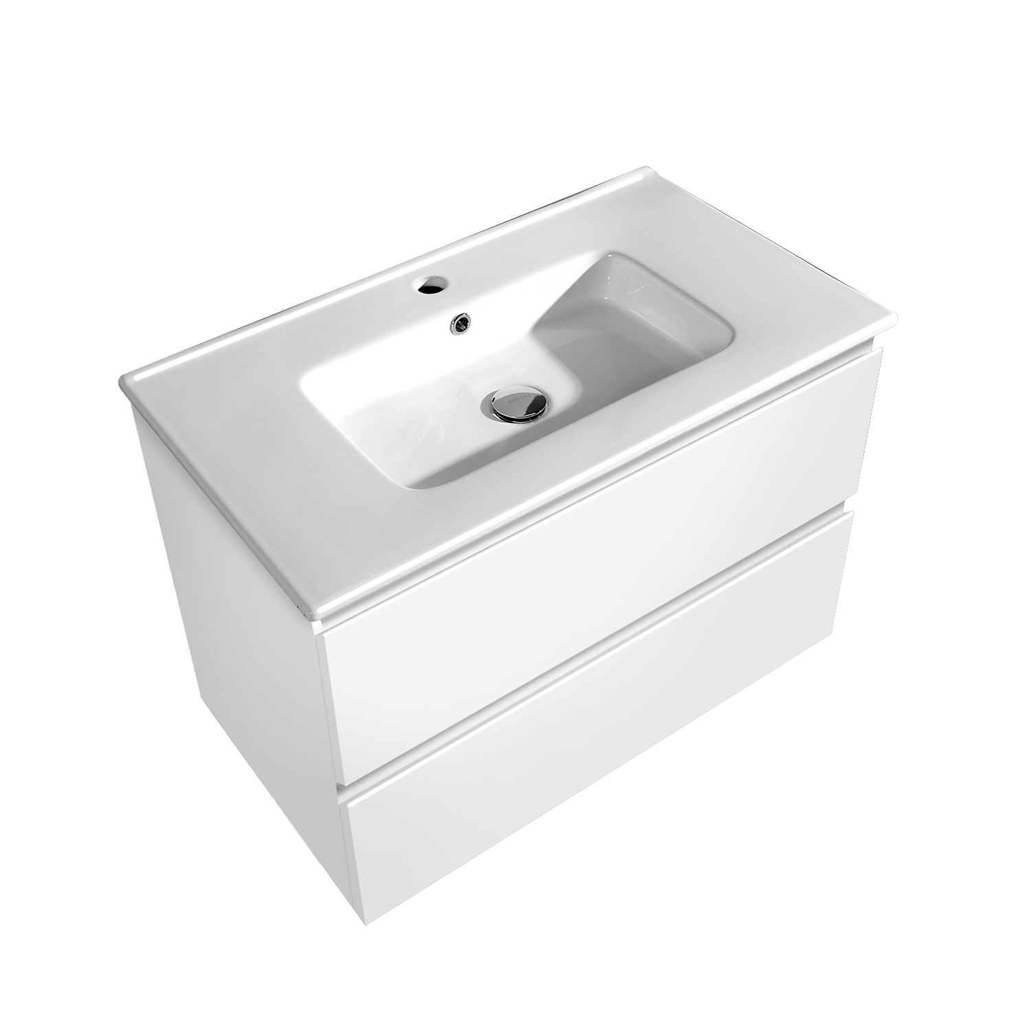 MUEBLE VANITORIO BÄRA OSLO 60CM BLANCO BRILLANTE - 2