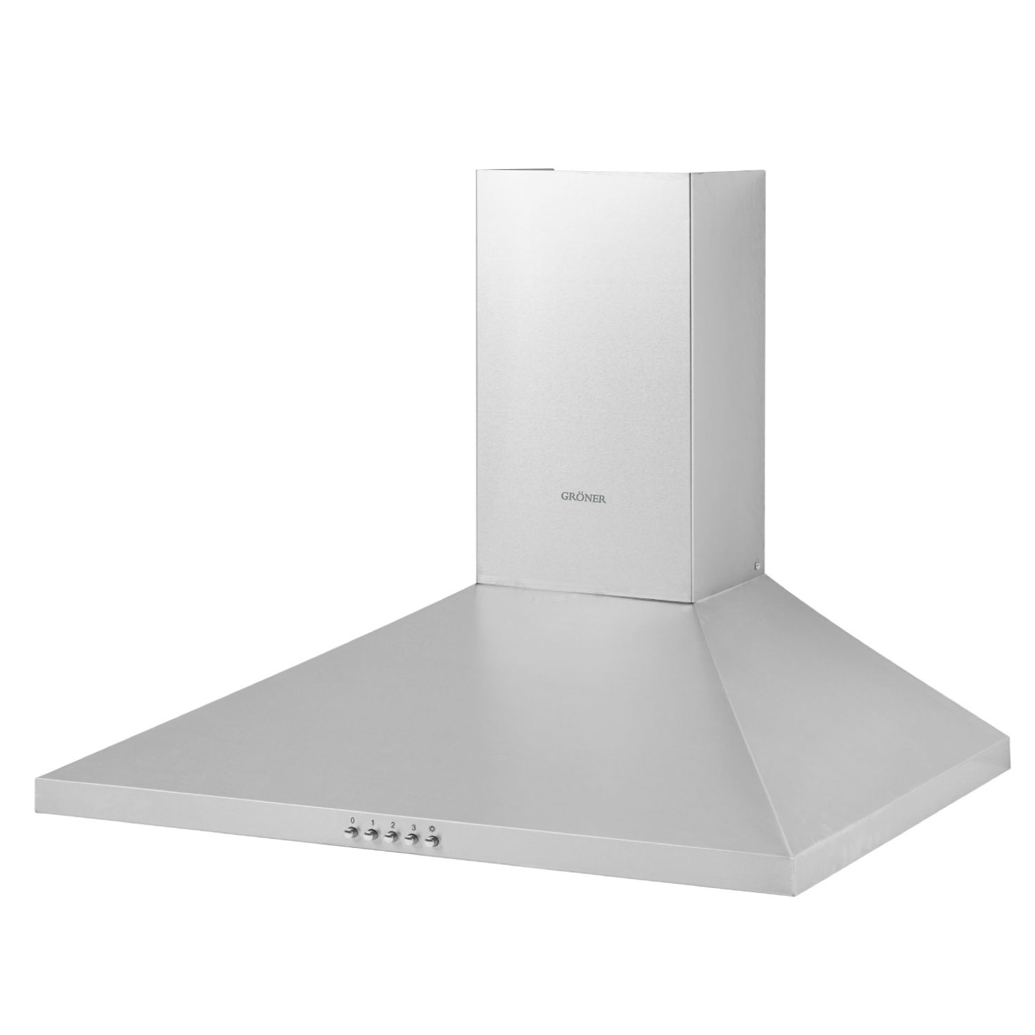 CAMPANA PIRAMIDAL GRÖNER INOX 90CM - 3