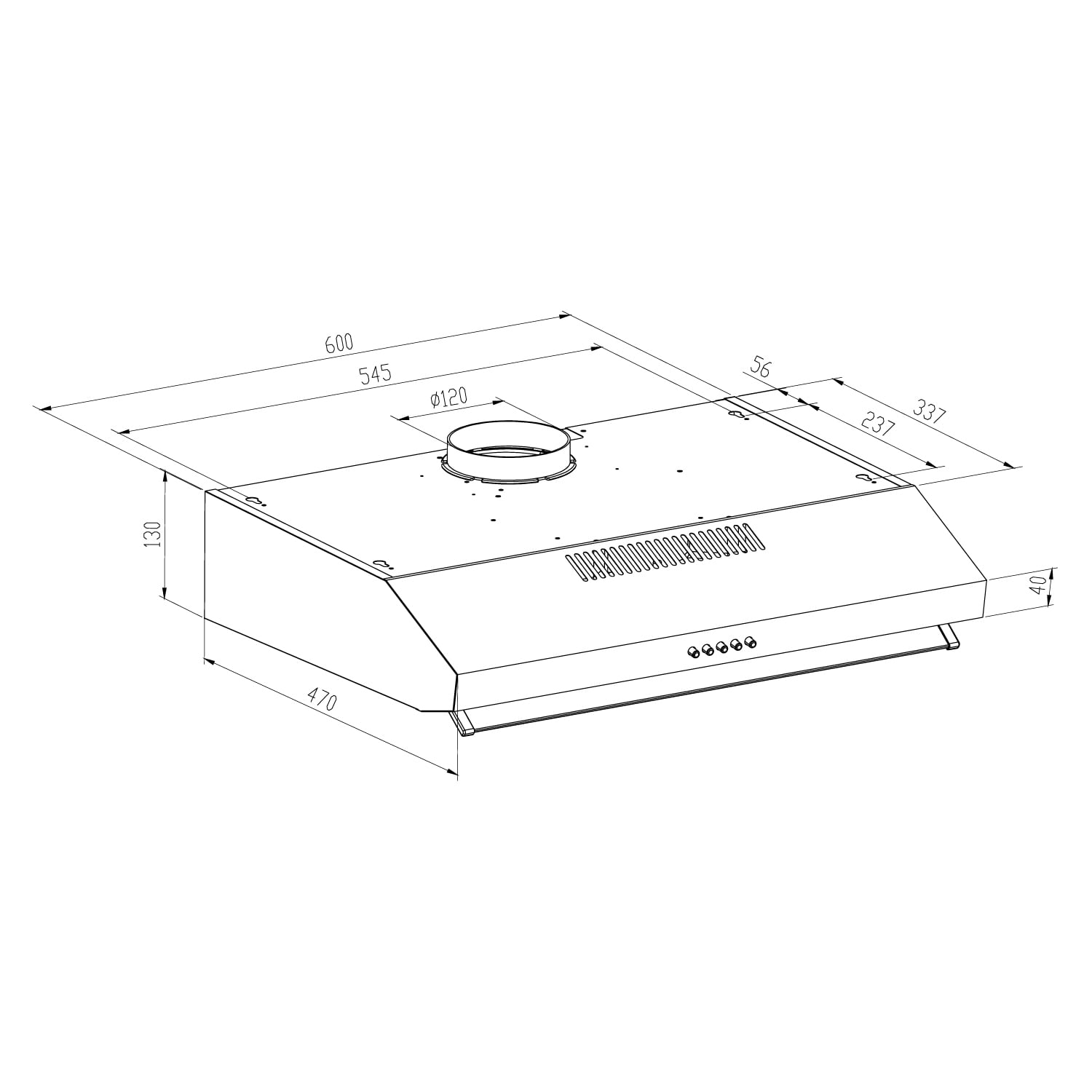 COMBO A GAS GRONER 2 PLATOS KITIG2Q INOXIDABLE - 5