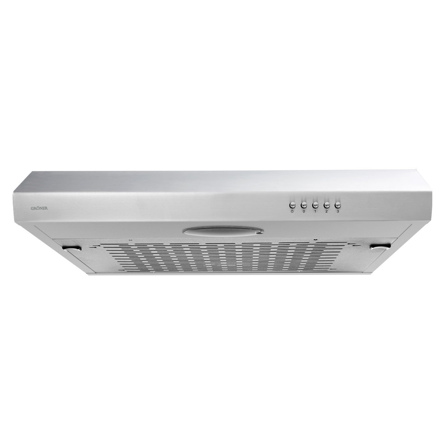 CAMPANA GRONER ANCHO 60 CM QTC60SS EXTRACTORA INOX - 3