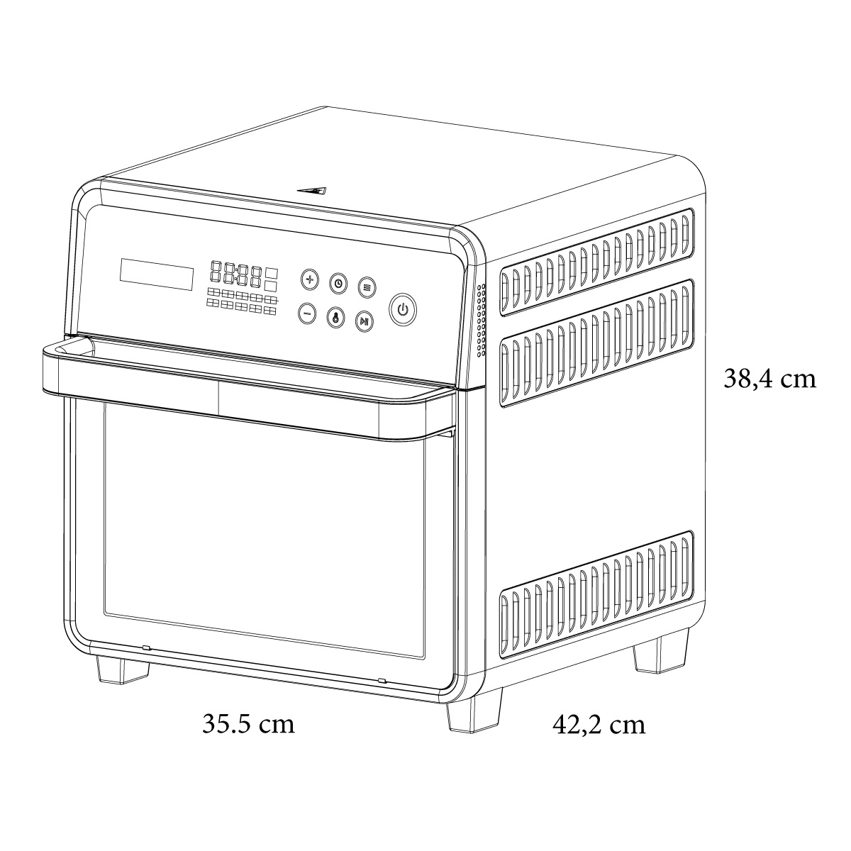 HORNO FREIDORA DE AIRE GRONER GRÖNER 16L - 9
