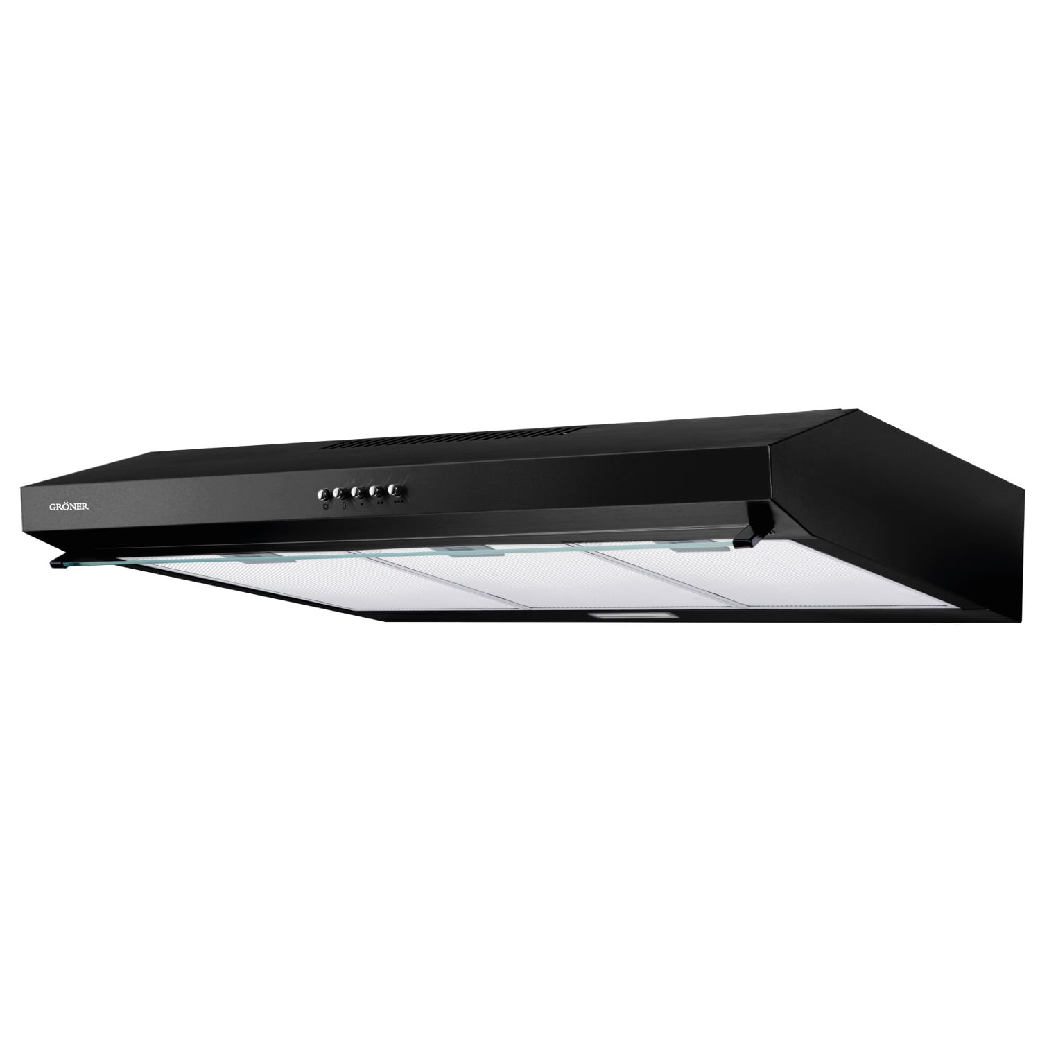 CAMPANA GRONER COCINA BLACK 90CM 450 M3/H - 1