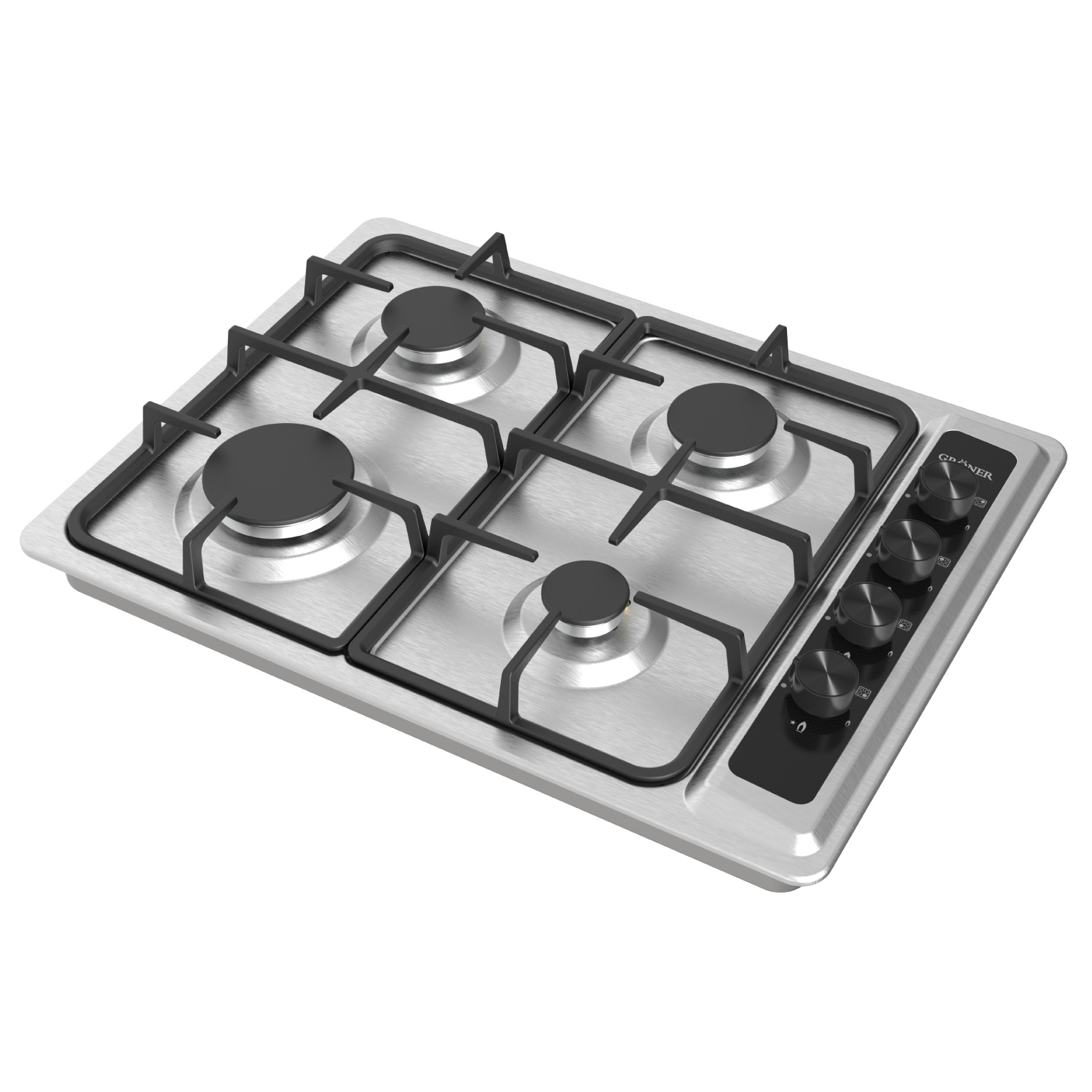 ENCIMERA A GAS GRÖNER INOX 4QL - 4