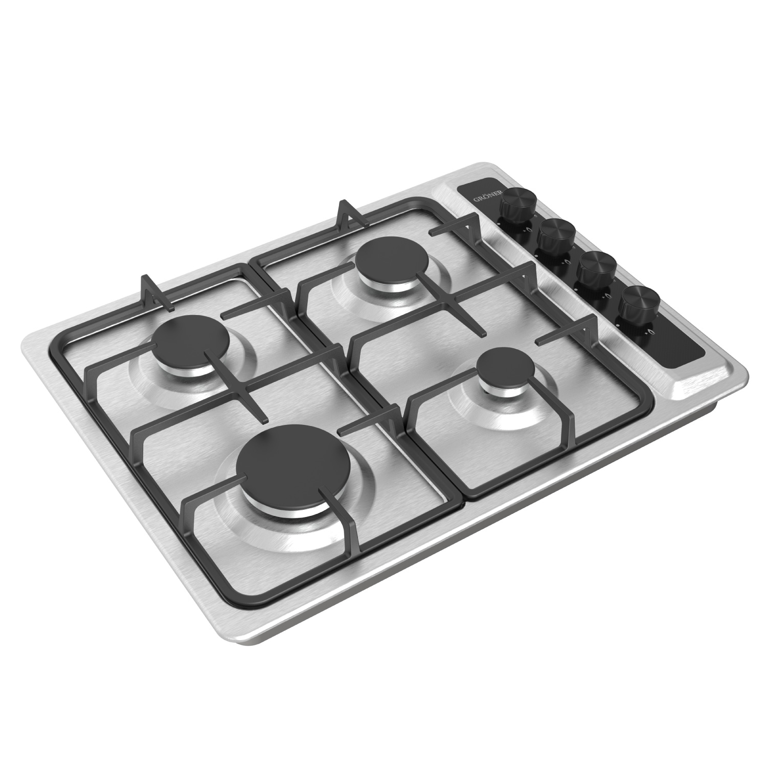 ENCIMERA A GAS GRÖNER INOX 4QL - 6