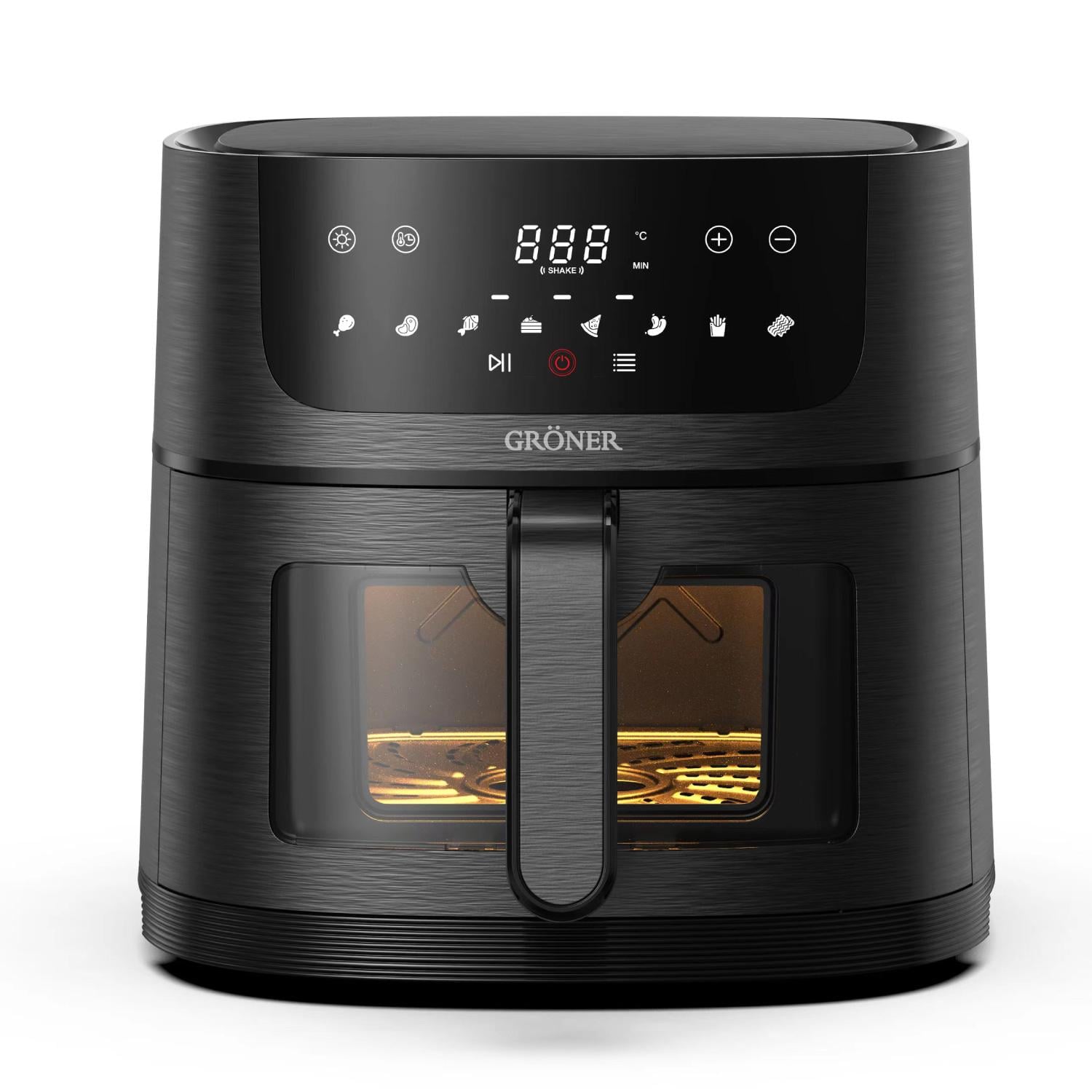 KIT FREIDORA DE AIRE DIGITAL 6L + CAMPANA EXTRACTORA GRÖNER BLACK 60 CM - 3