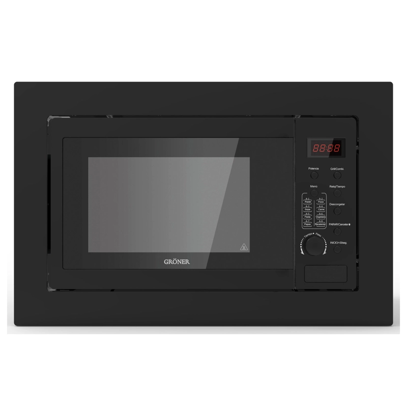 HORNO MICROONDAS EMPOTRABLE NEGRO 25L - 1