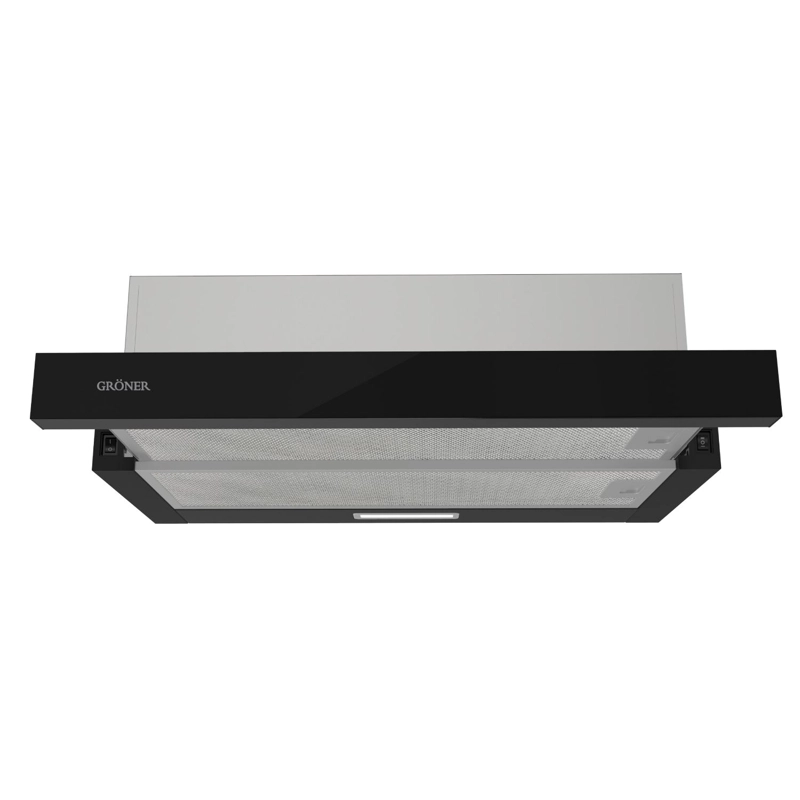 CAMPANA RETRACTIL GRÖNER BLACK GLASS T60 - 2