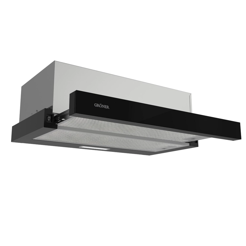 CAMPANA RETRACTIL GRÖNER BLACK GLASS T60 - 3