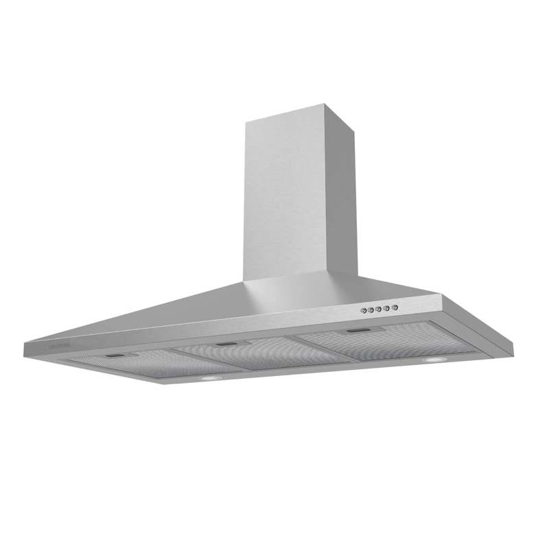 CAMPANA PIRAMIDAL GRÖNER INOX T90 - 3