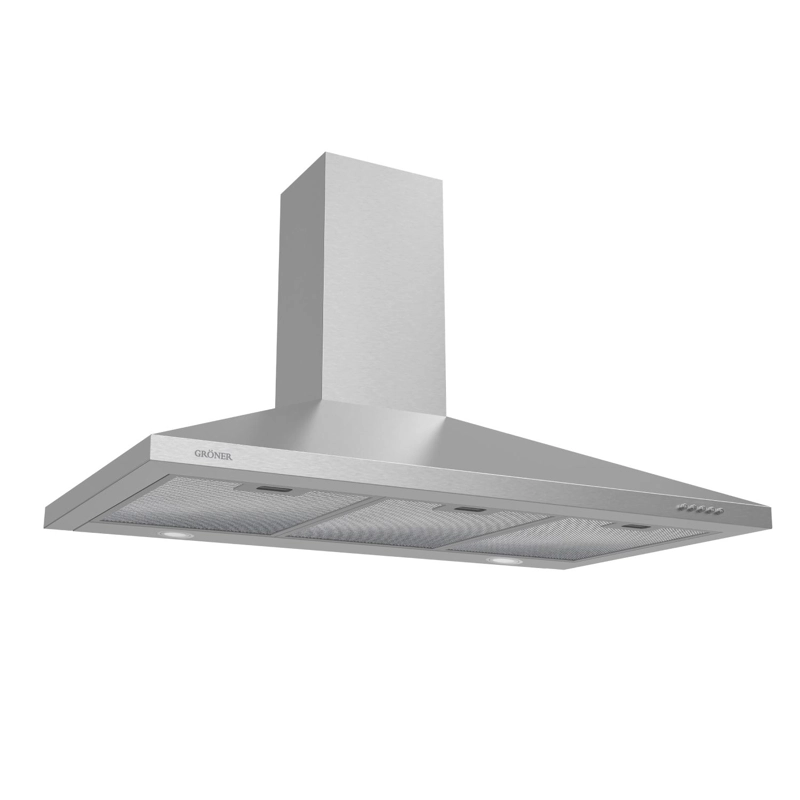 CAMPANA PIRAMIDAL GRÖNER INOX T90 - 4
