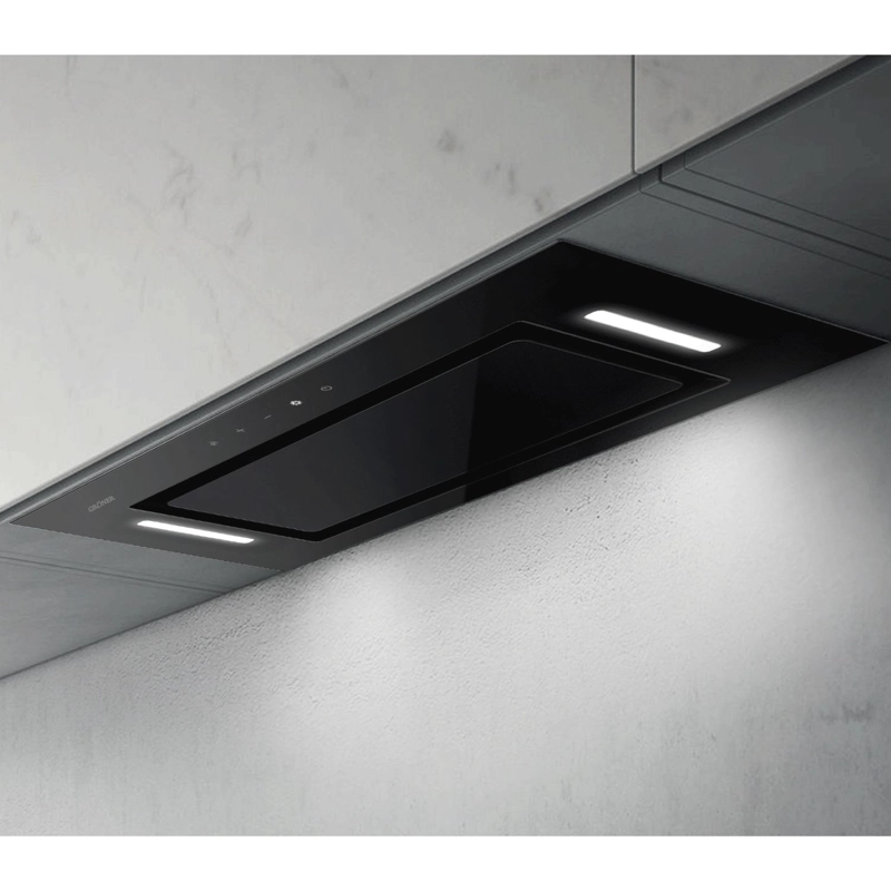CAMPANA EMPOTRADA GRÖNER BLACK GLASS 52 CM - 4