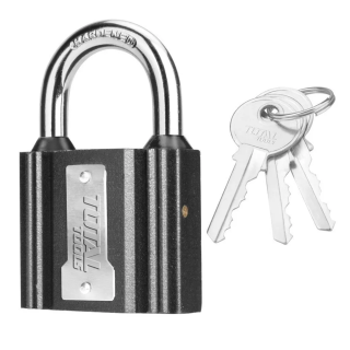 CANDADO DE SEGURIDAD 32 MM CON 3 LLAVES TOTAL TLK31321 - 1