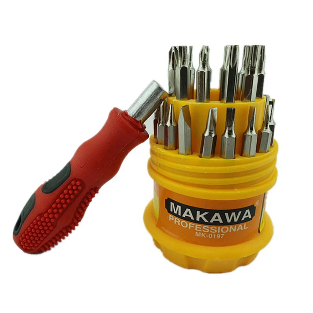 DESTORNILLADOR CON 31 PUNTAS SET DE HERRAMIENTA RELOJ MAKAWA MK0197 - 1