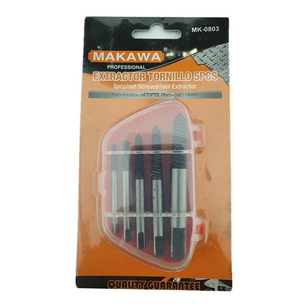 EXTRACTOR DE TORNILLO 5 PIEZAS MAKAWA MK0803