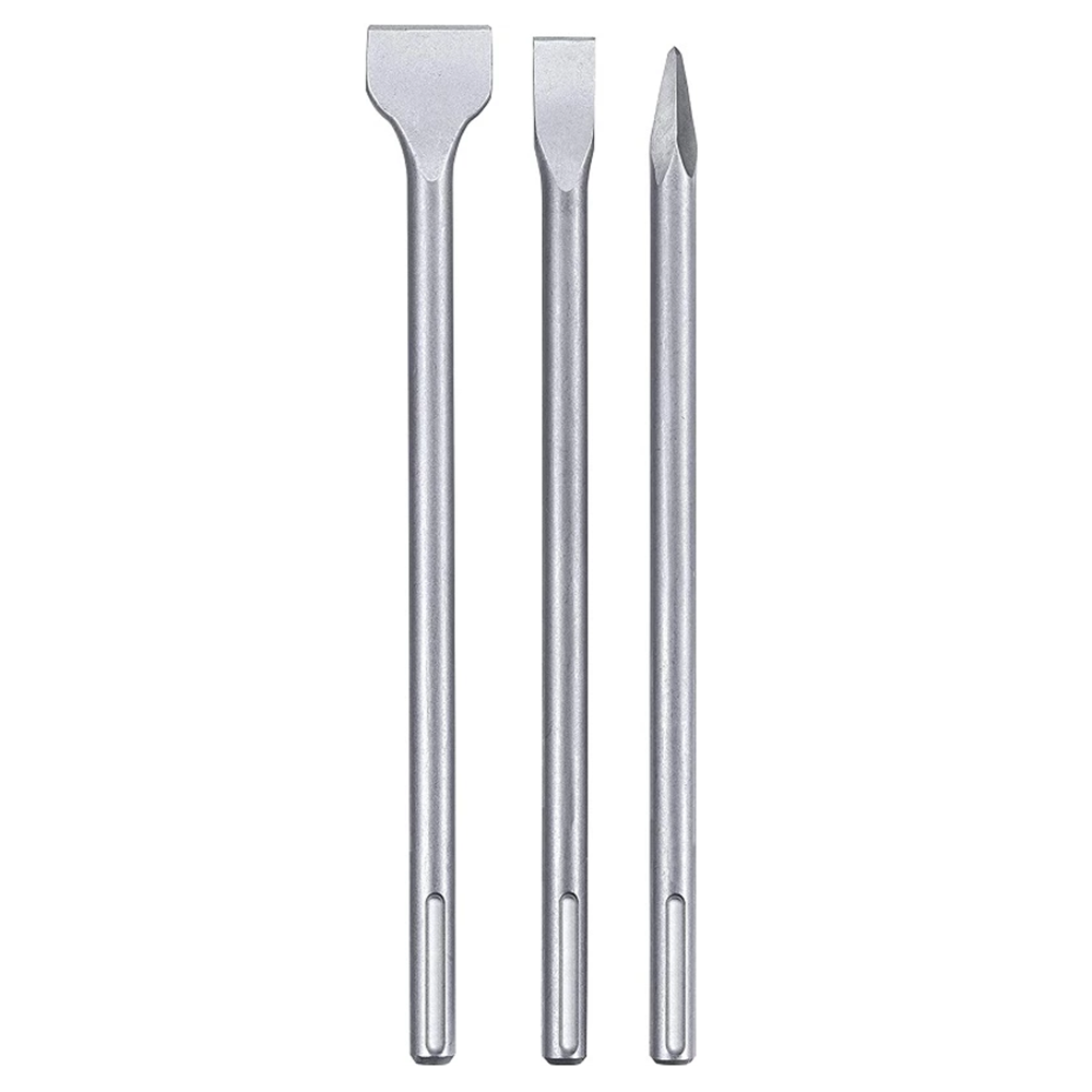 SET JUEGO DE BROCA CINCEL P/ ROTOMARTILLO SDS MAX 3 PCS KWB - 1