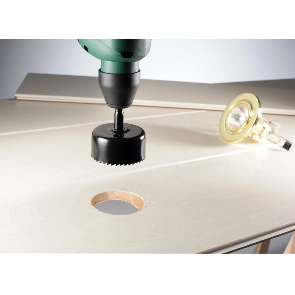 KIT JUEGO HOJA BROCA SIERRA COPA P/ MADERA 4 PCS KWB 497900 - 4