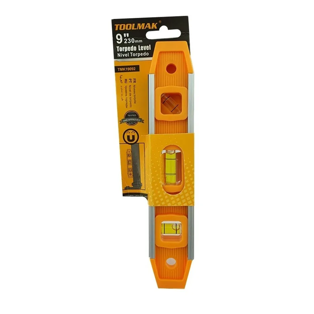 NIVEL TOOLMAK TMK19092 TORPEDO MAGNETICO 9 PULGADAS - 3