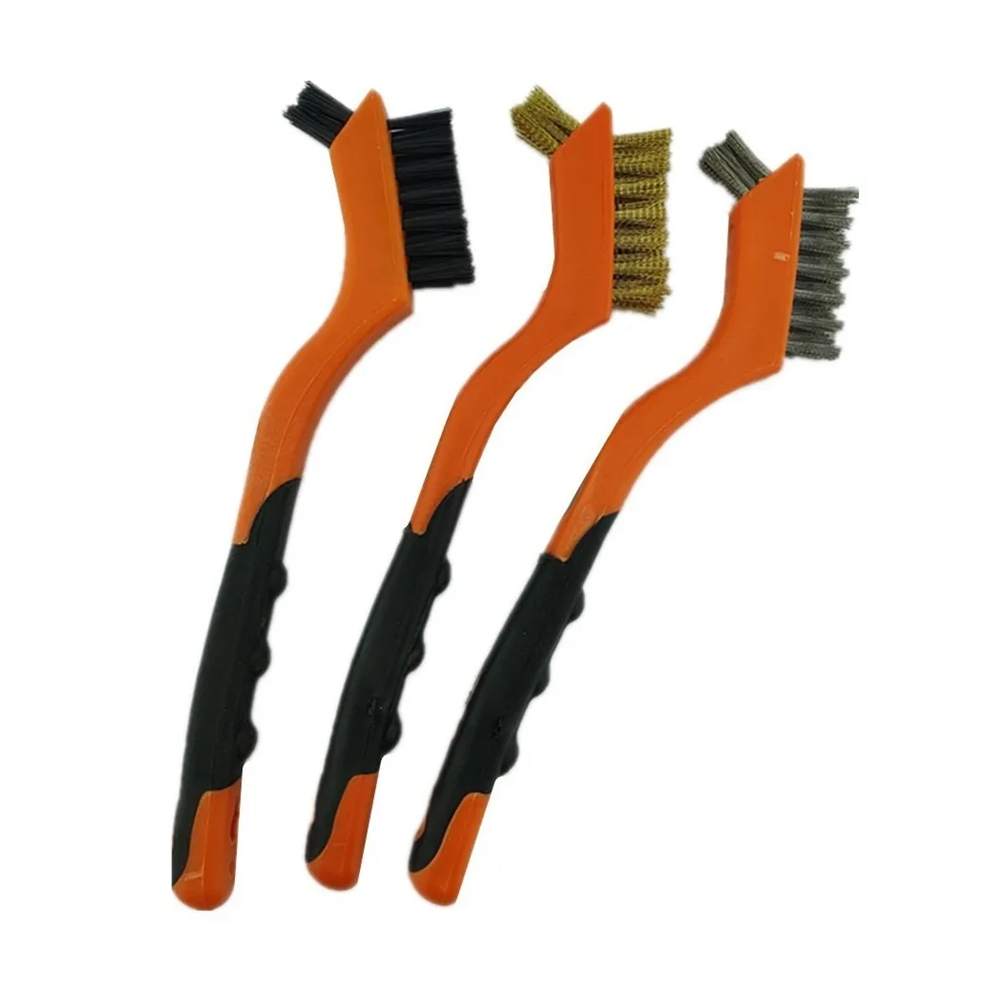 SET HERRAMIENTAS MAKAWA MINI ESCOBILLAS MK0825 3 PIEZAS 175 MM - 1