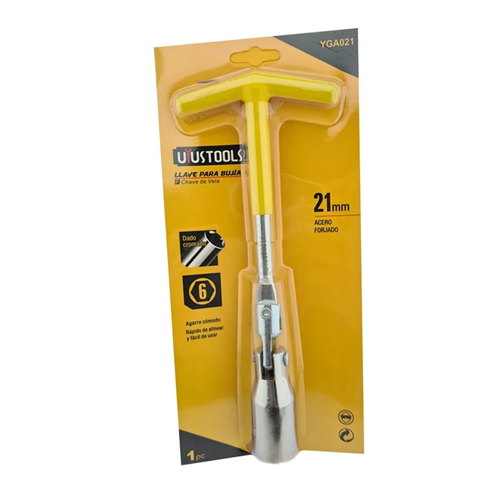 LLAVE UYUSTOOLS YGA021 SACA BUJIA 21 MM - 2