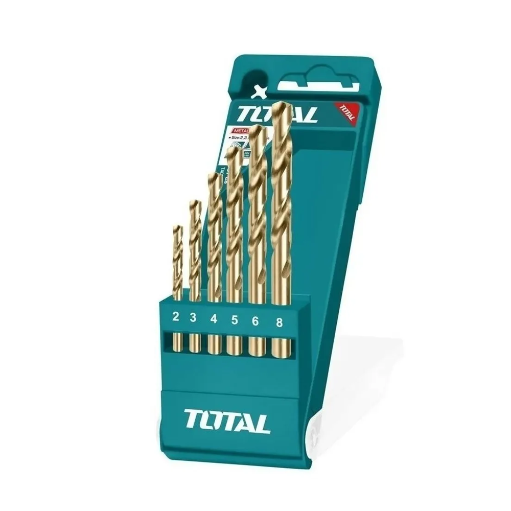 SET JUEGO BROCAS TOTAL TACSD0065 PARA METAL 6 PIEZAS - 1