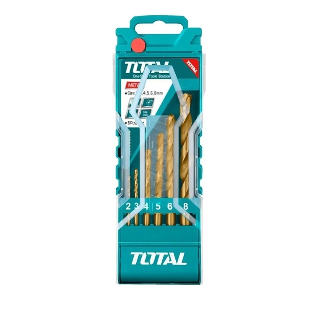 SET JUEGO BROCAS TOTAL TACSD0065 PARA METAL 6 PIEZAS - 2
