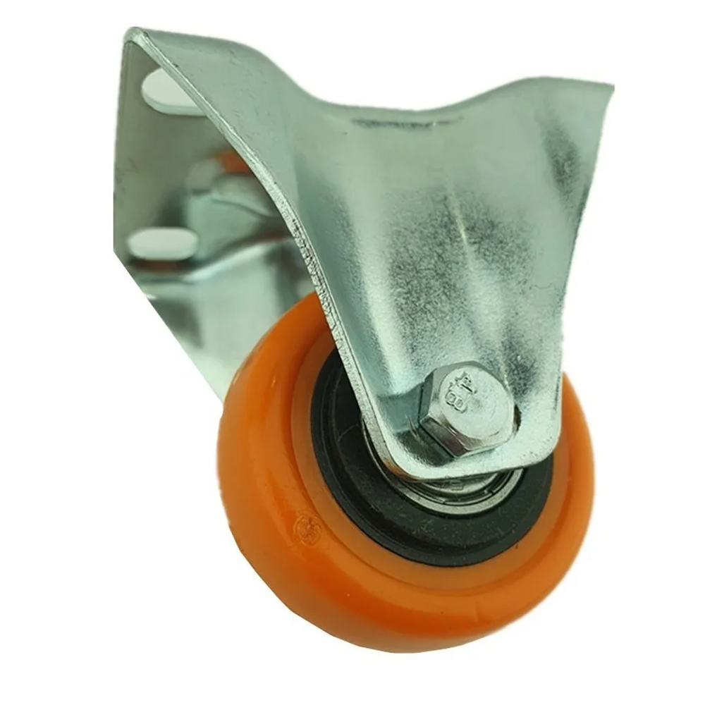 RUEDA NARANJA FIJA 2 PULGADAS - 1