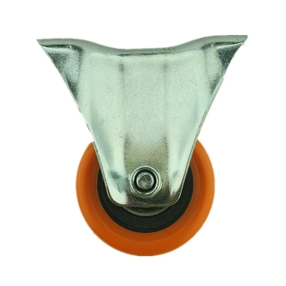 RUEDA NARANJA FIJA 2 PULGADAS - 2