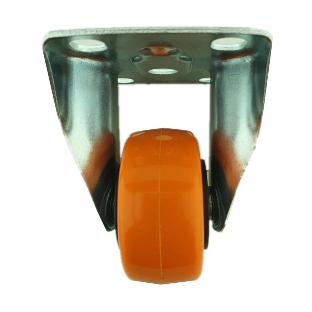 RUEDA NARANJA FIJA 2 PULGADAS - 3