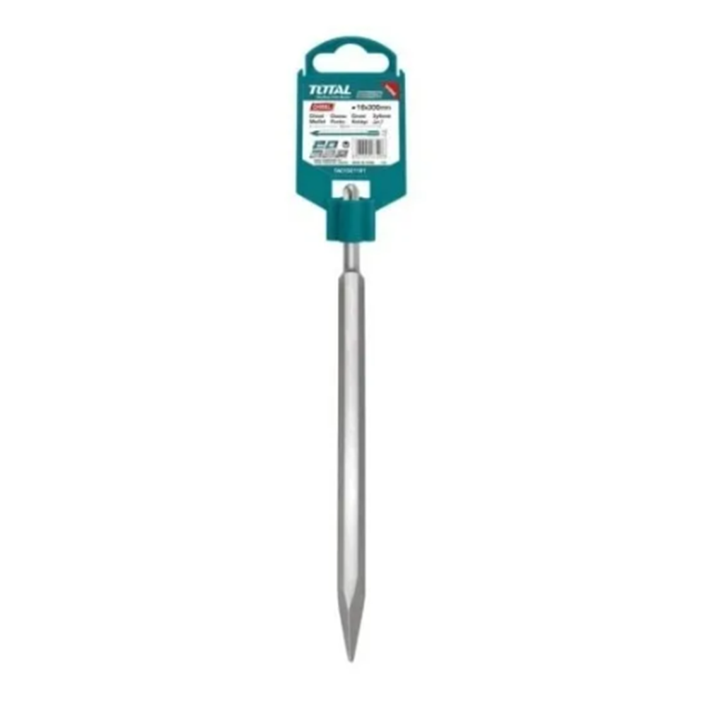 CINCEL PUNTO P/ ROTOMARTILLO SDS PLUS 14X250MM TOTAL TAC1511141 - 1