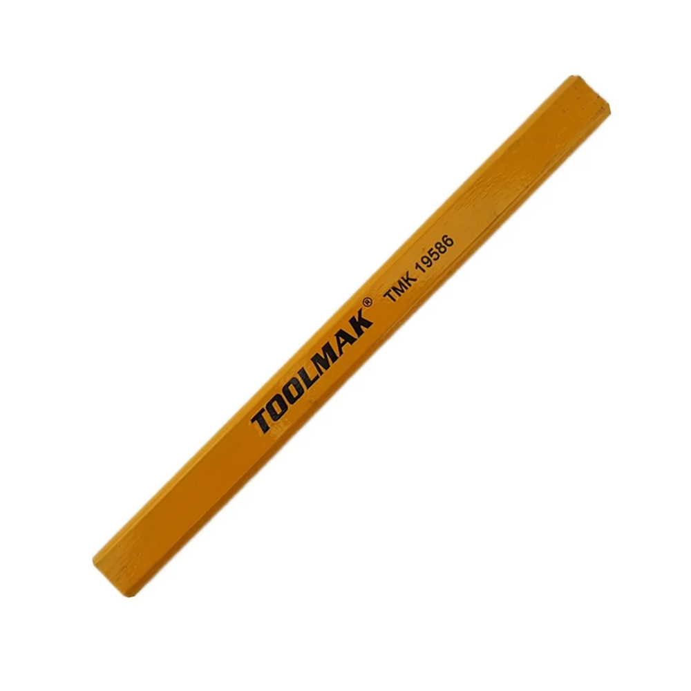 LÁPIZ CARPINTERO MADERA ALBAÑIL CONSTRUCCIÓN 12 PCS TOOLMAK TMK19586 - 2